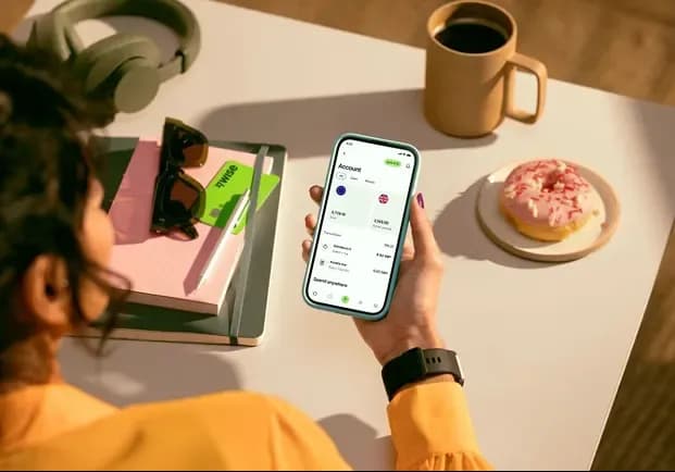Person exploring HubbleMeet's Virtual Business Card feature